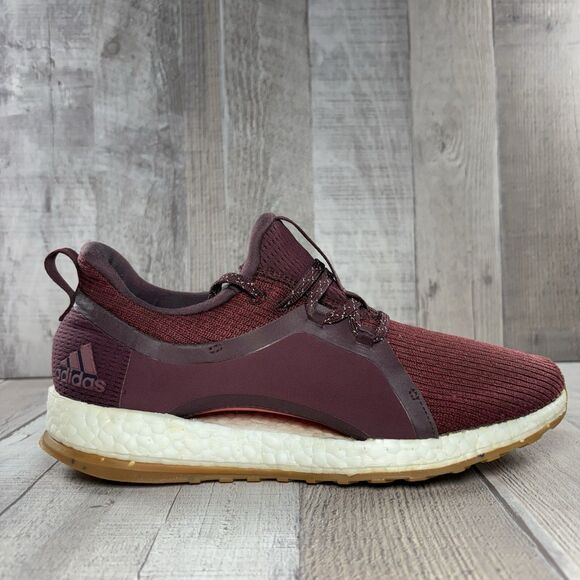Adidas PureBoost X All Terrain Red Night Womens 7 Running Shoes Athletic Sneaker - Picture 7 of 16